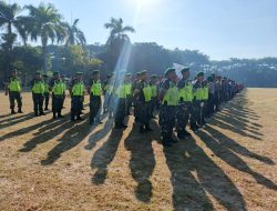 Babinsa Kodim 0822 Bondowoso Ikuti Apel Siaga Pengawasan Pilkada Serentak Tahun 2024