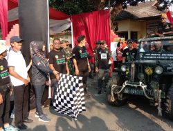 Danramil 0822/01 Bondowoso Hadiri Gerak Jalan WIBOWO 2024
