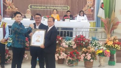 Pasangan Calon Walikota-Wakil Walikota Gunungsitoli Sowa’a Laoli Dan Martinus Lase, Dapatkan Nomor Urut 2