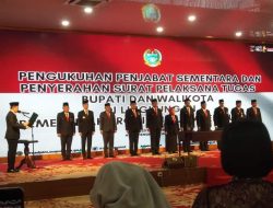 Pj. Gubernur Sumut Kukuhkan Pj.Bupati/Walikota Dilingkungan Pemerintah Provinsi Sumatera Utara