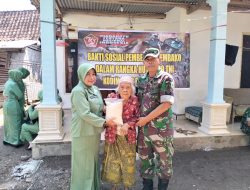 Kodim 0822 Bondowoso Bhakti Sosial Sembako Untuk Purnawirawan, Warakawuri dan Anak Stunting Dalam Rangka HUT TNI Ke 79