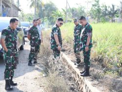 Kodim 0822 Bondowoso Sambut Tim Wasev Sterad TNI AD Tinjau Pelaksanaan TMMD Ke-117