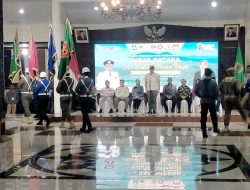 Kodim 0822 Bondowoso Ikut Kirab Pataka Memperingati Hari Jadi Provinsi Jawa Timur ke-79