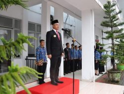 PJS Walikota Gunungsitoli Bertindak Sebagai Inspektur Upacara Pada Upacara Hari Kesaktian Pancasila