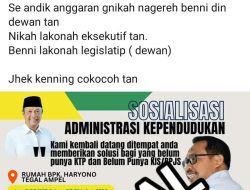 Viral, Pamflet Program Administrasi Kependudukan Dilakukan Timses Paslon, GAGAL; Ada Apa?