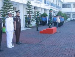 Dandim 0213/Nias Bertindak Pembina Upacara Peringatan Hari Sumpah Pemuda ke-96 di Kota Gunungsitoli