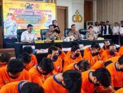 Polrestabes Bersama Jajaran Polsek Berhasil Ungkap 59 Kasus dan Mengamankan 83 Tersangka