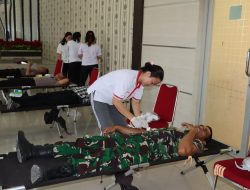 Peringati HUT Humas Polri ke-73, Polres Nias Gelar Donor Darah