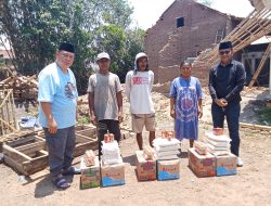 Ikut Prihatin, Cabup Nomor 02 Bambang Soekwanto Beri Bantuan Warga Terkena Musibah Puting Beliung