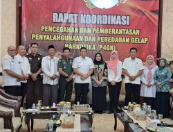 Sinergi Forkopimda Dan Kodim 0822 Bondowoso Dalam Perkuat Pencegahan Narkoba Melalui Rapat Koordinasi P4GN