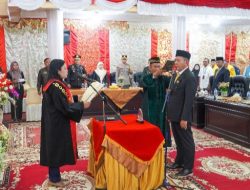 Rapat paripurna Pengucapan Sumpah Wakil Ketua DPRD Kabupaten Solok Masa Jabatan 2024-2029