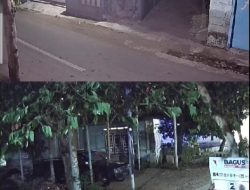 Dua Orang Pengendara Motor Terekam CCTV Saat Melakukan Aksi Pengrusakan Banner  Paslon Nomor Urut 02