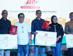 Pemkab Solok Raih Penghargaan Tiga Terbaik TPAKD Tingkat Sumbar
