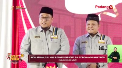 Hasil Debat Cabup- Cawabup Kab Tanah Datar, Masyarakat : Richi Unggul, Saatnya Ganti Bupati Jalan sejuta lobang