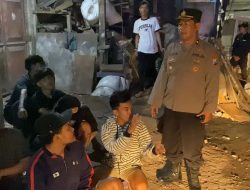 Respon Cepat Polsek Simokerto, Bubarkan Gerombolan Pemuda-pemudi Bikin Gaduh di Sidodadi