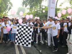 Jalan Sehat Bersama Dukung Pengawasan Partisipatif, Kawal Pilkada 2024