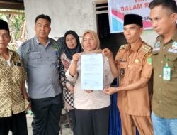 Musyawarah Desa Penyusunan RKPDesa Tahun Anggaran 2025 Desa Puntang Kecamatan Sikap Dalam