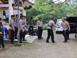 Kapolres Nias Monitoring TPS, Menjelang Pilkada 2024 di wilayah Kota Gunungsitoli