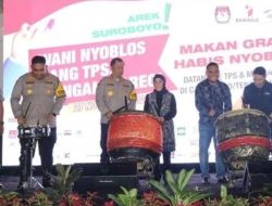 Warga Antusias Sambut Program Makan Gratis,”Mari Nyoblos Makan Wareg”Dikota Surabaya