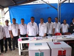 Wali Kota Gunungsitoli Bersama Forkopimda Tinjau Sejumlah TPS