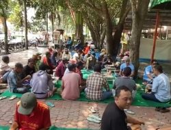 16 Hari Jelang Pencoblosan, Paslon Bagus Ngopi Hingga Sarapan Bareng Komunitas Bentor
