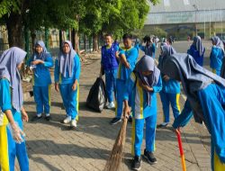 Pasukan Semut Bergerak YPM Bersholawat Usai, GOR Delta Kembali Bersih