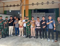 Komandan Kodim 0422/Lampung Barat Lepas Pendistribusian Logistik Pilkada 2024