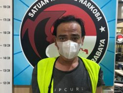 Satresnarkoba Polrestabes Surabaya Berhasil Amankan Tersangka Pelaku Peredaran Narkotika Jenis Sabu