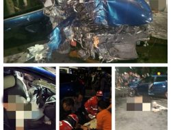 Kecelakaan Maut yang melibatkan Dua Kendaraan R4 VS Gerobak Sampah, Satu Korban Meninggal Dunia