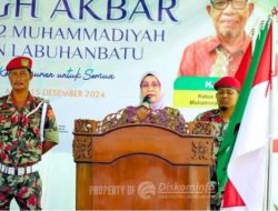 Plt Bupati Kabupaten Labuhanbatu Hadiri Tabligh Akbar Dan Milad Ke 112 Muhammadiyah