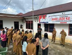 Bupati Bersama Sekda Nias Utara Sidak di Beberapa OPD