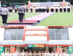 Polres Labuhanbatu Berikan Kado Natal dan Apel Kesiapan Pengamanan Malam Natal 2024