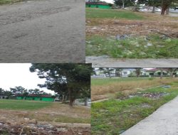 Warga Keluhkan Sampah Bertumpuk dan Berserakan di Lapangan Sepak Bola di Kecamatan Bilah Hilir