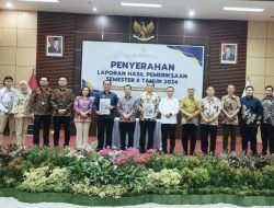 BPK Perwakilan Provinsi Sumatera Utara Serahkan Hasil Pemeriksaan Semester II Tahun 2024