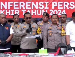 Polres Probolinggo Kota Ungkap Tindak Kejahatan Sepanjang 2024 Turun Signifikan