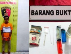 Residivis Narkoba Diamankan Polisi Beserta Barang Bukti