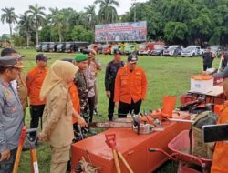 Apel Kesiapsiagaan dan Simulasi Penanggulangan Bencana Erupsi Gunung Raung di Kabupaten Bondowoso