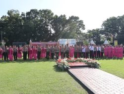 Kapolres Labuhanbatu Pimpin Upacara Kenaikan Pangkat Personel Polri dan PNS
