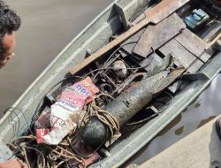 Dua Nelayan Tanjung Balai Menemukan Benda yang Diduga Bom Peninggalan Perang Dunia II