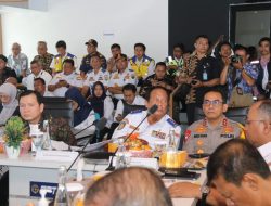 Kapolda Sumsel, Pj Gubernur Hadiri Rapat Evaluasi Nataru Tahun 2024- 2025