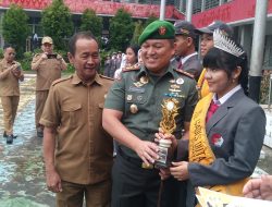Dandim 0418/Palembang Menjadi Pembina Upacara Di SMA N 3 Palembang