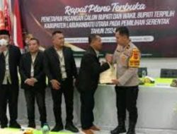 Polres Labuhanbatu Sukses Mengamankan Acara Penetapan Bupati dan Wakil Bupati Terpilih