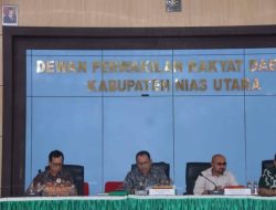 DPRD Nias Utara Gelar Rapat Paripurna Persetujuan Penetapan Propemperda Tahun 2025