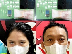 Pasutri Asal Sidotopo Ditangkap Saat Edarkan Sabu Puluhan Paket Diamankan