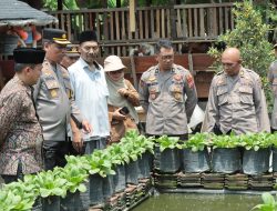 Polres Nganjuk Apresiasi Dukungan Pomosda dan Desa Senjayan dalam Program Ketahanan Pangan