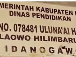 Diduga Tidak Hadir di Sekolah Selama 1 Bulan, Oknum Guru SDN 078481 Kabupaten Nias di Periksa
