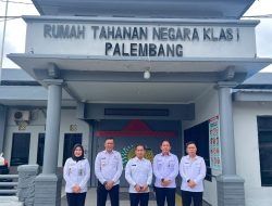 Kepala Kanwil Ditjenpas Sumsel Berikan Arahan Terkait Hak WBP dan Kebersihan Lingkungan Rutan Kelas I Palembang