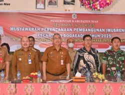 Sekda Nias: Prioritas Kecamatan Harus Tetap Berpihak pada Rakyat