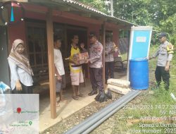 Tuna Netra Dan Hidup Sendiri, Polsek Cilongok Polresta Banyumas Berikan Perhatian