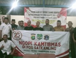 Ngopi Kamtibmas Polsek Sepatan dan Serah Terima Kepengurusan RW.08 Perum Graha Mutiara Permai 2 Sepatan